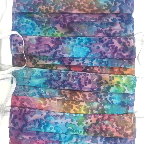 Accessories Rainbow Splash Fusible Interfacing Face Mask Poshmark